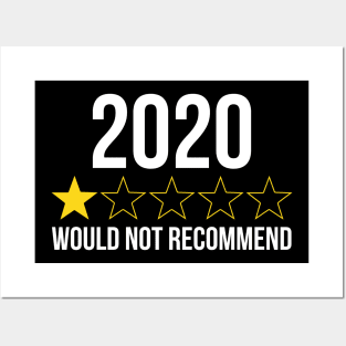 2020 Would Not Recommend One Star Rating Posters and Art